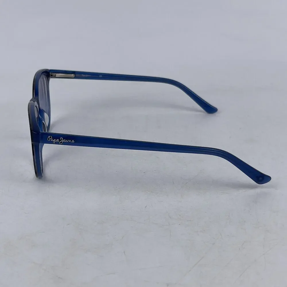 Pepe Gecko PJ 3285 Women Eyeglasses Frame Black Blue Plastic Full‎ Rim 48-19-140